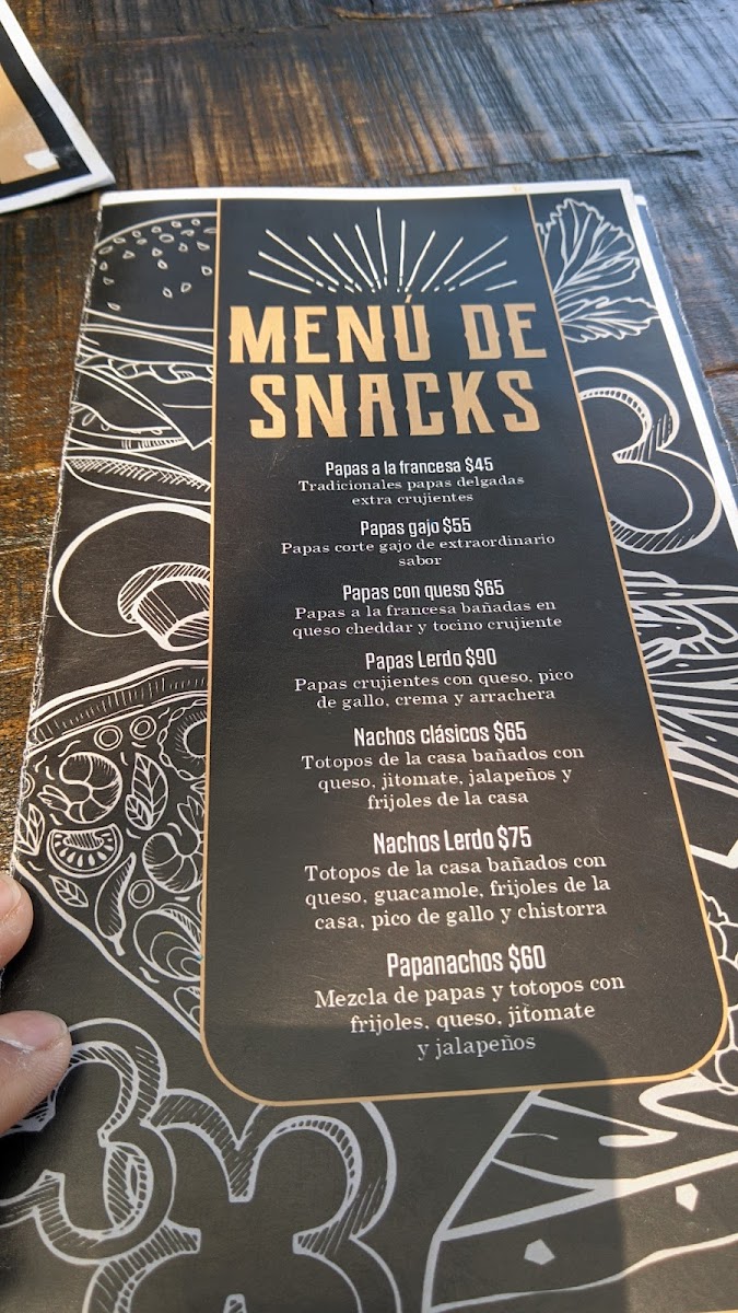 La Terraza de Lerdo Menu - Image 4