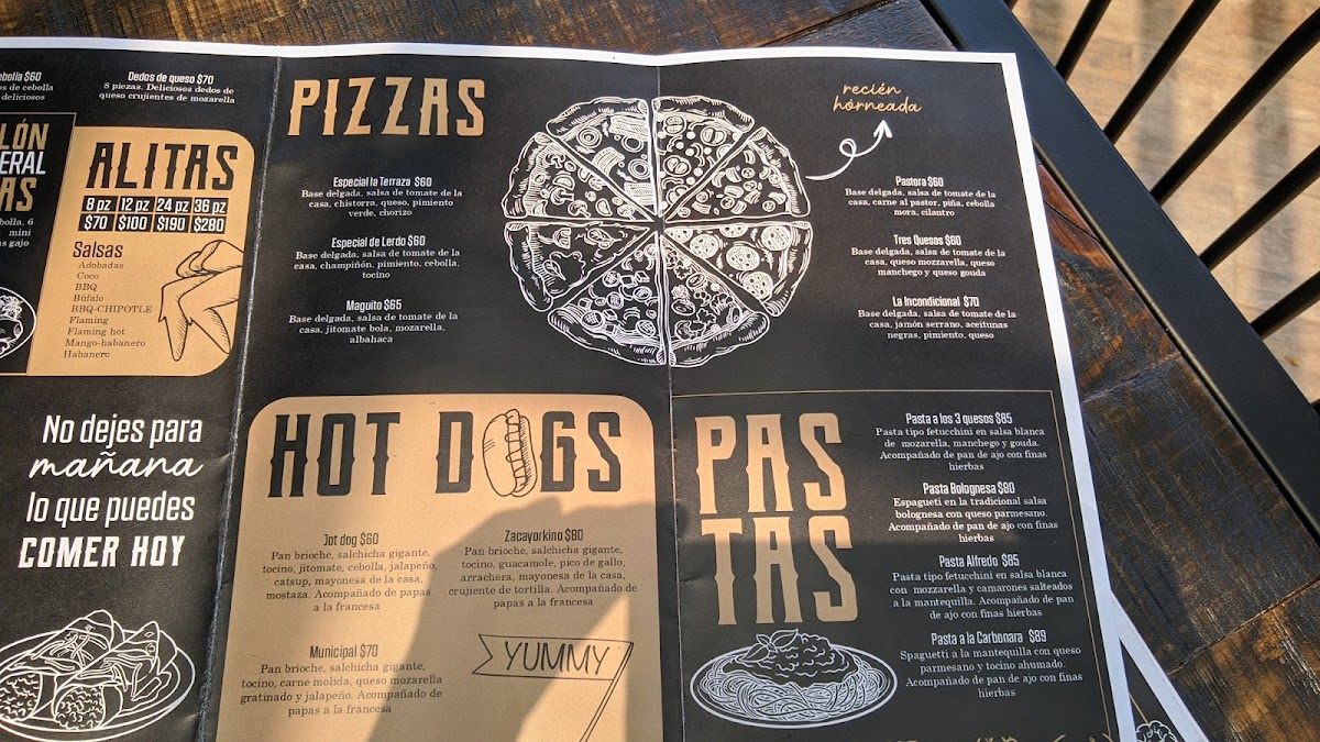 La Terraza de Lerdo Menu - Image 5