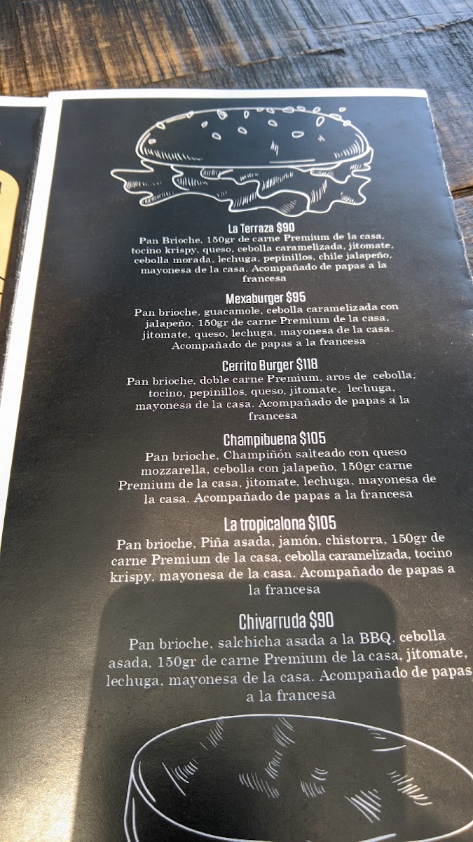 La Terraza de Lerdo Menu - Image 6